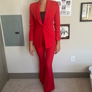 Red Suit (matching pants and blazer)